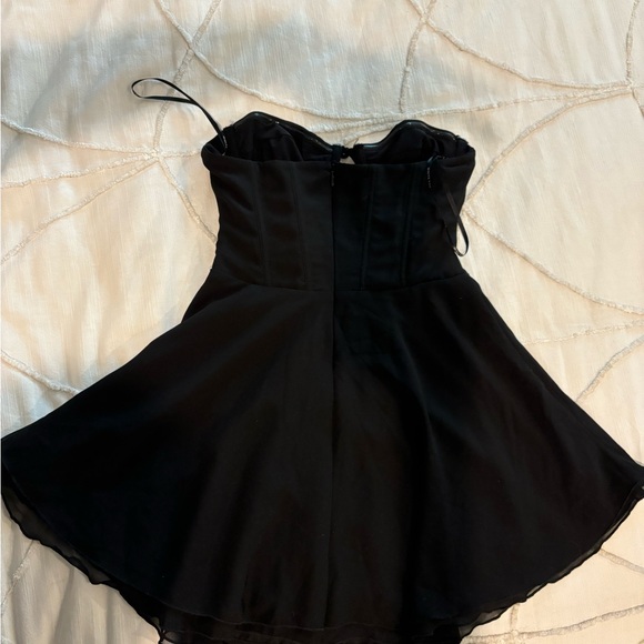 White Fox “Push The Feeling Mini Dress” in Black. - Picture 3 of 3